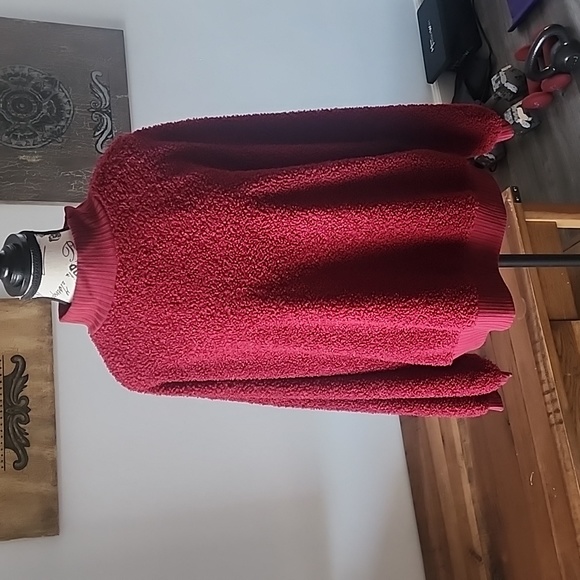 Red Fuzzy Sweater - Picture 1 of 4